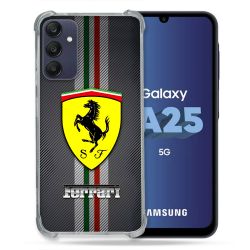 Coque Pour Samsung Galaxy A25 5G Ferrari Carbone