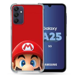 Coque Pour Samsung Galaxy A25 5G Mario Rouge