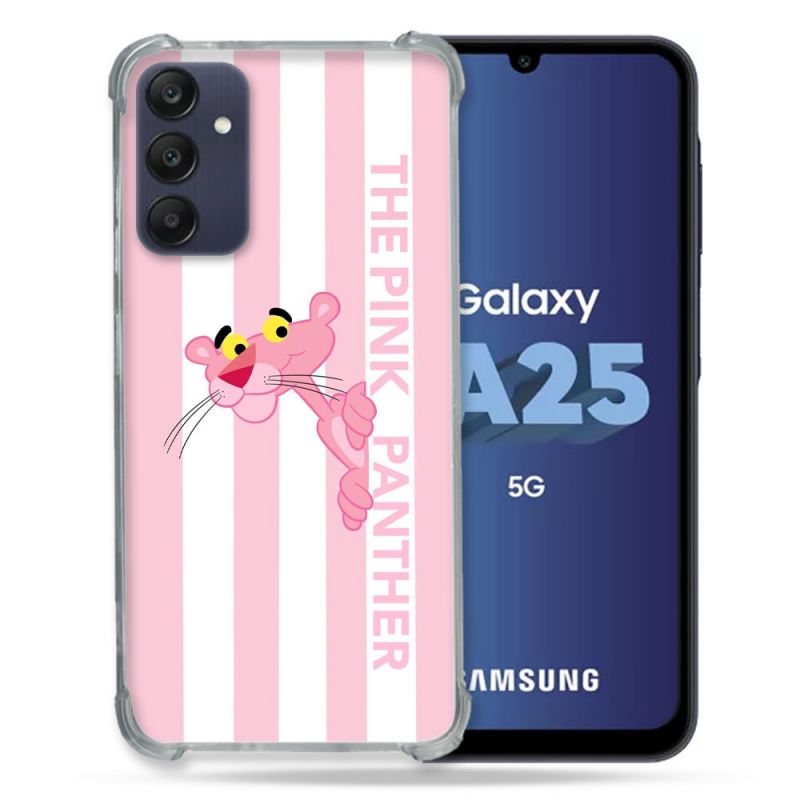Coque Pour Samsung Galaxy A25 5G Panthere Rose