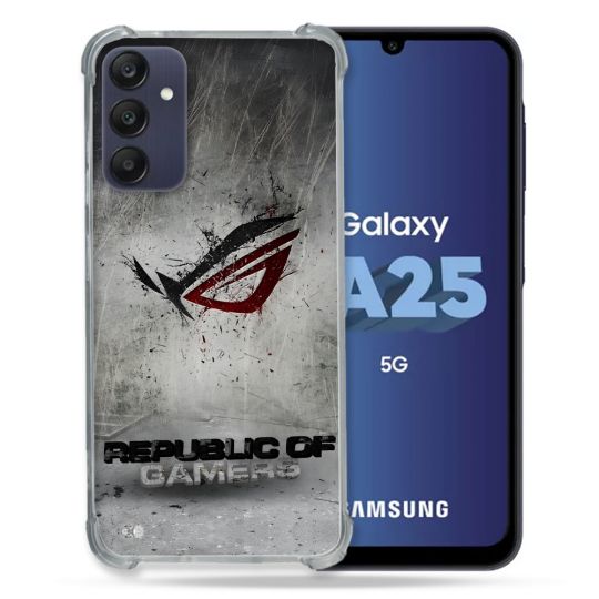 Coque Pour Samsung Galaxy A25 5G ROG Gris