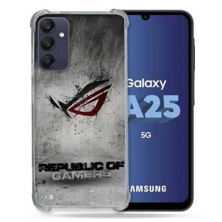 Coque Pour Samsung Galaxy A25 5G ROG Gris