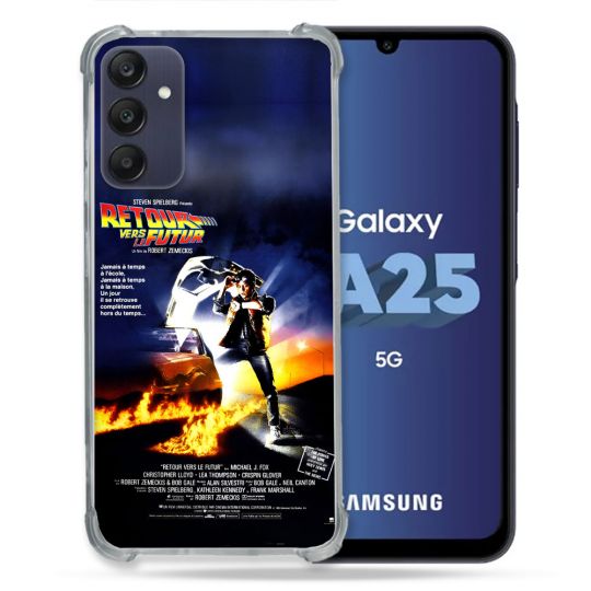Coque Pour Samsung Galaxy A25 5G Retour Vers Le Futur Affiche