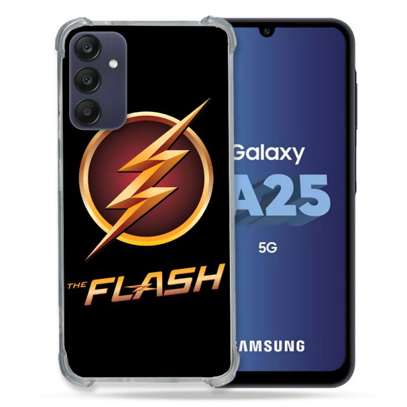 Coque Pour Samsung Galaxy A25 5G The Flash Logo