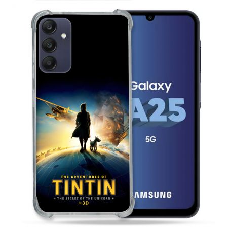 Coque Pour Samsung Galaxy A25 5G Tintin Affiche