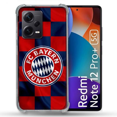 Coque Pour Xiaomi Redmi Note 12 Pro Plus 5G Foot Bayern Munich Carreaux