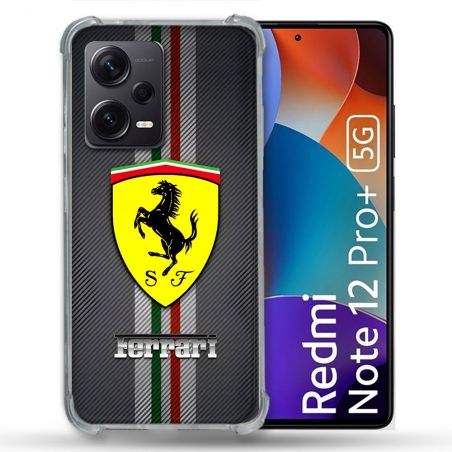 Coque Pour Xiaomi Redmi Note 12 Pro Plus 5G Ferrari Carbone