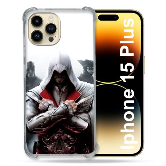 Coque Pour Coque Iphone 15 Plus Assassin Creed Mask