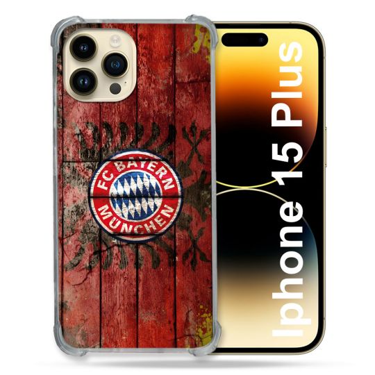 Coque Pour Coque Iphone 15 Plus Foot Bayern Munich Drapeau