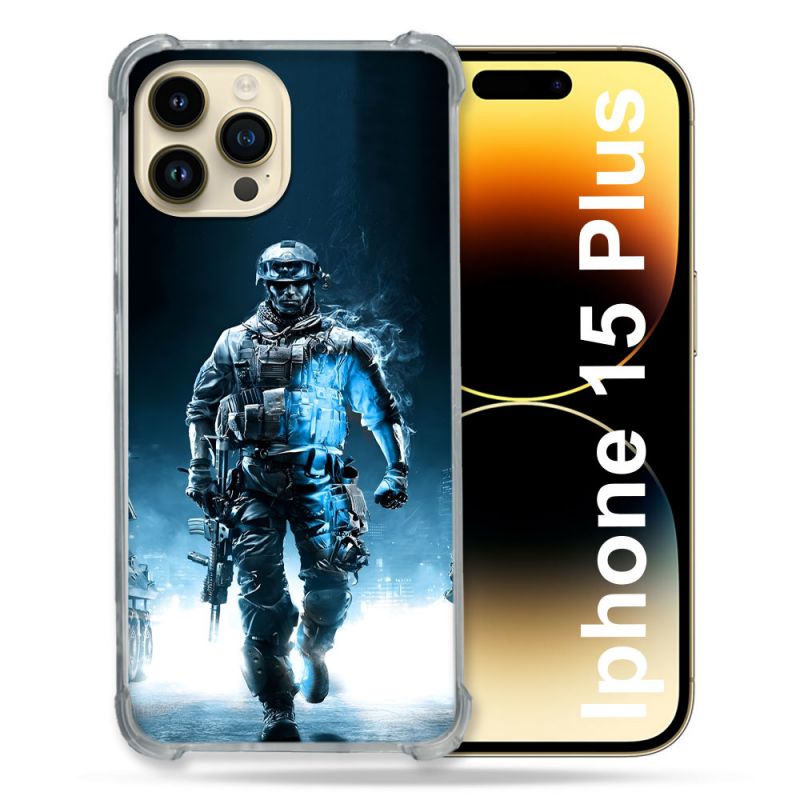 Coque Pour Coque Iphone 15 Plus Call Of Duty Guerrier