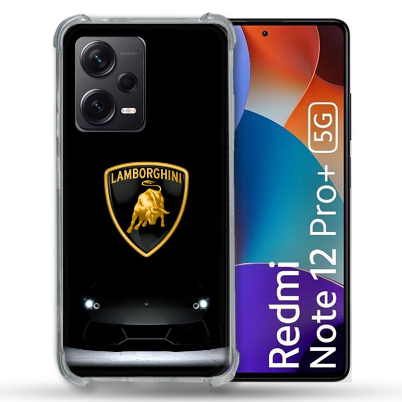 Coque Pour Xiaomi Redmi Note 12 Pro Plus 5G Lamborghini Noir