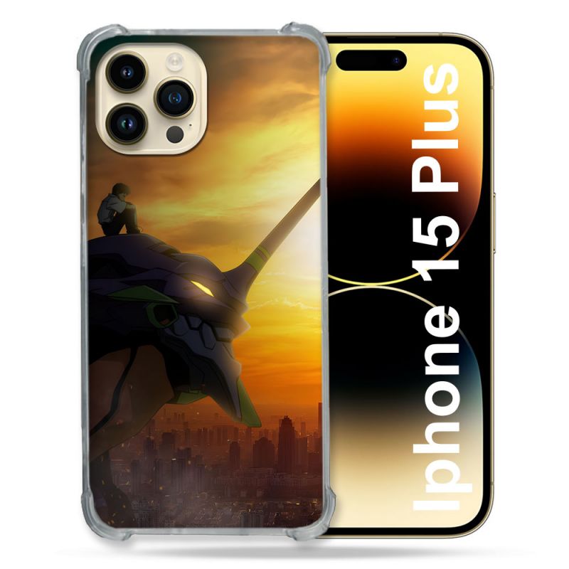 Coque Pour Coque Iphone 15 Plus Manga Evangelion