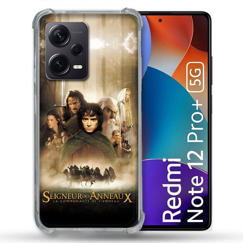 Coque Pour Xiaomi Redmi Note 12 Pro Plus 5G Le seigneur Des Anneaux Affiche