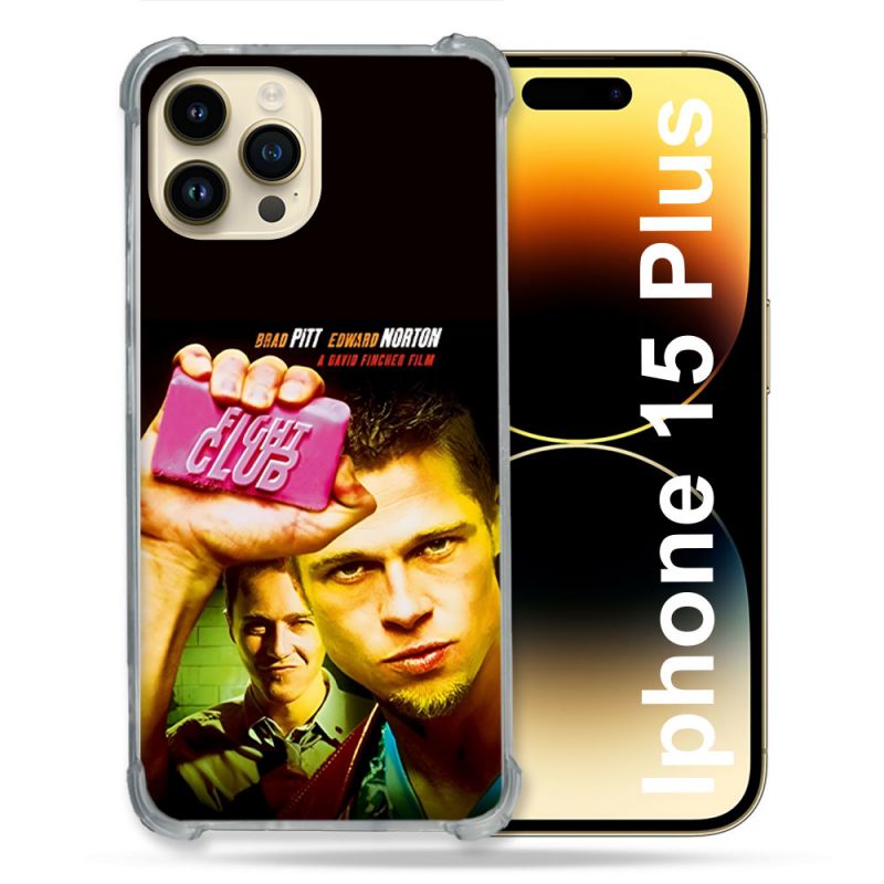 Coque Pour Coque Iphone 15 Plus Fight Club Affiche