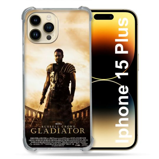 Coque Pour Coque Iphone 15 Plus Gladiator Affiche