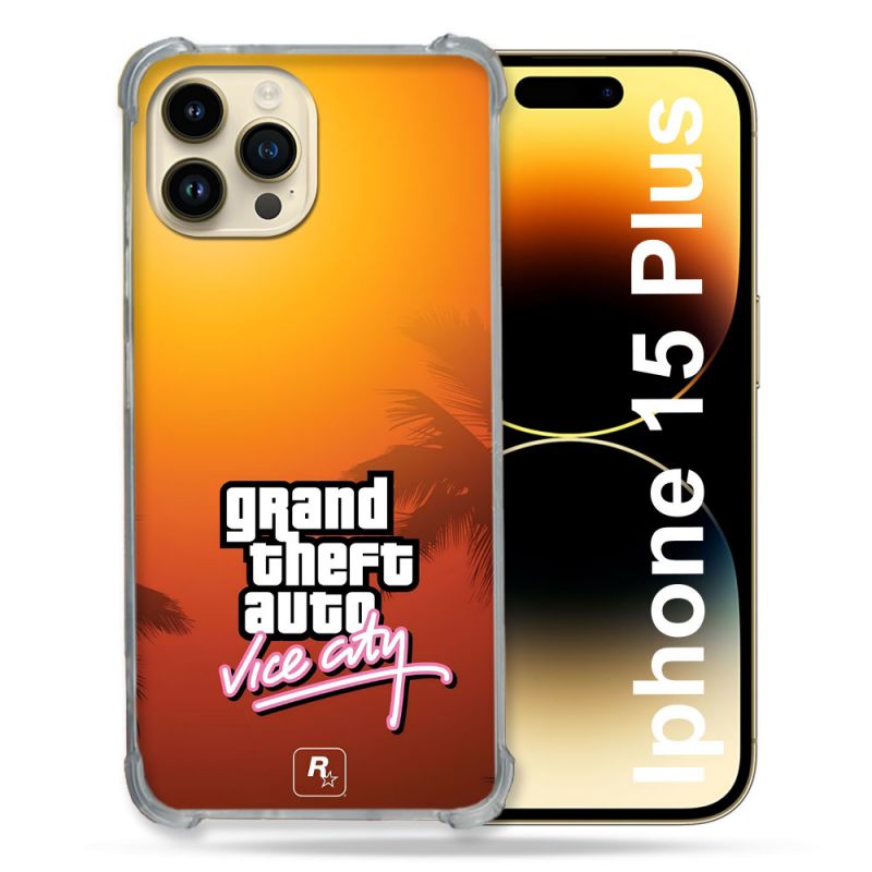 Coque Pour Coque Iphone 15 Plus GTA Vice City