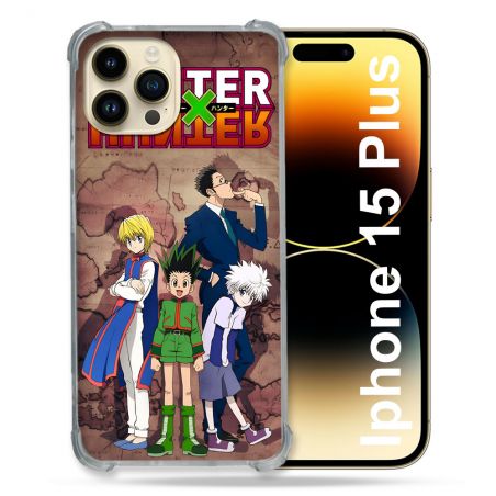 Coque Pour Coque Iphone 15 Plus Manga Hunter X Hunter Vintage