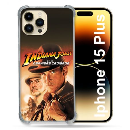 Coque Pour Coque Iphone 15 Plus Indiana Jones Affiche