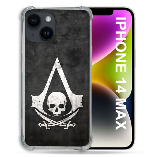 Coque Pour Coque Iphone 14 Plus Assassin Creed Tete Mort