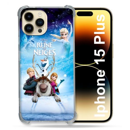 Coque Pour Coque Iphone 15 Plus La Reine Des Neiges