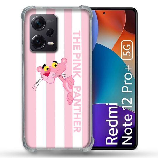 Coque Pour Xiaomi Redmi Note 12 Pro Plus 5G Panthere Rose