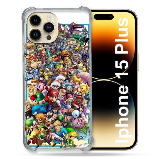 Coque Pour Coque Iphone 15 Plus Nintendo
