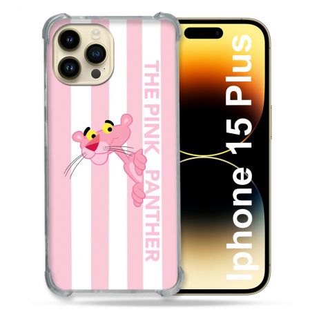 Coque Pour Coque Iphone 15 Plus Panthere Rose