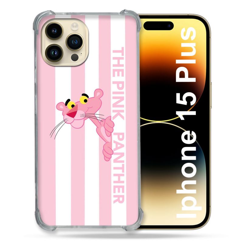 Coque Pour Coque Iphone 15 Plus Panthere Rose