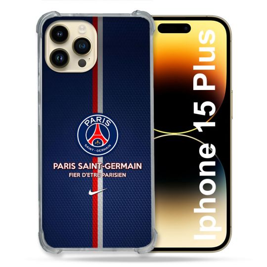 Coque Pour Coque Iphone 15 Plus Foot PSG Fier