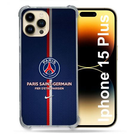 Coque Pour Coque Iphone 15 Plus Foot PSG Fier