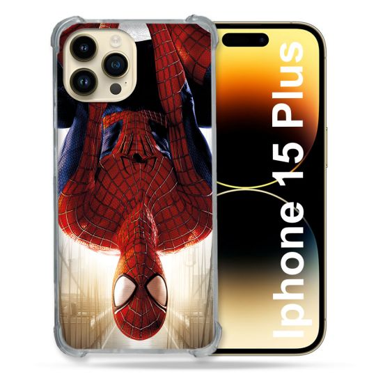 Coque Pour Coque Iphone 15 Plus Spiderman Invers