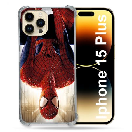 Coque Pour Coque Iphone 15 Plus Spiderman Invers