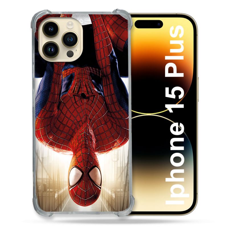 Coque Pour Coque Iphone 15 Plus Spiderman Invers