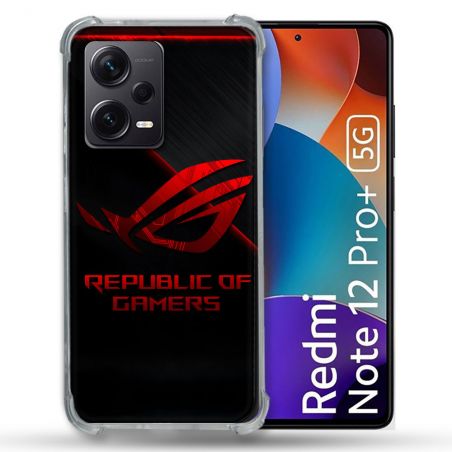 Coque Pour Xiaomi Redmi Note 12 Pro Plus 5G ROG Rouge