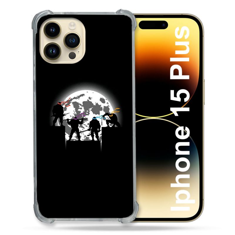 Coque Pour Coque Iphone 15 Plus Tortue Ninja Ombre