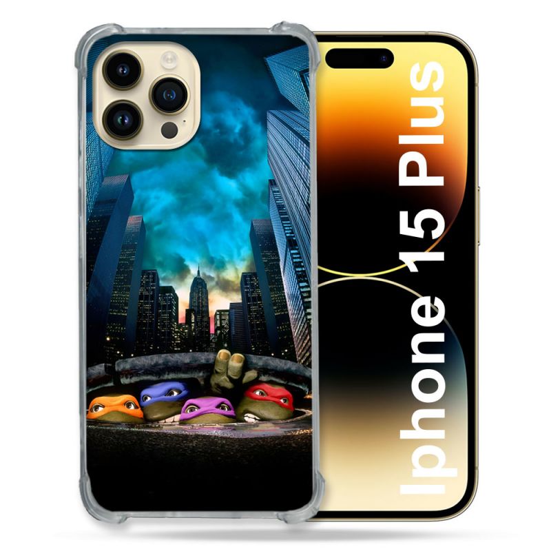 Coque Pour Coque Iphone 15 Plus Tortue Ninja Ville