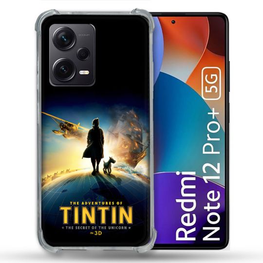 Coque Pour Xiaomi Redmi Note 12 Pro Plus 5G Tintin Affiche