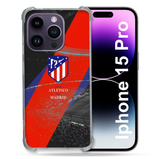 Coque Pour Iphone 15 Pro Foot Athletico Madrid