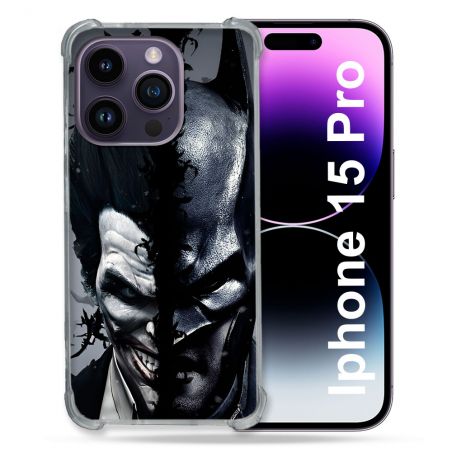 Coque Pour Iphone 15 Pro Batman Joker