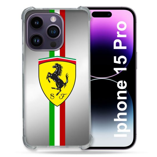 Coque Pour Iphone 15 Pro Ferrari Ligne
