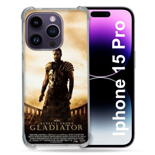 Coque Pour Iphone 15 Pro Gladiator Affiche