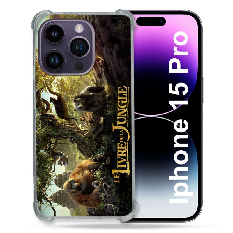 Coque Pour Iphone 15 Pro Le Livre De La Jungle Affiche