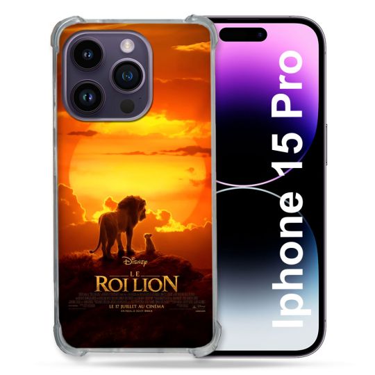 Coque Pour Iphone 15 Pro Le Roi Lion Affiche