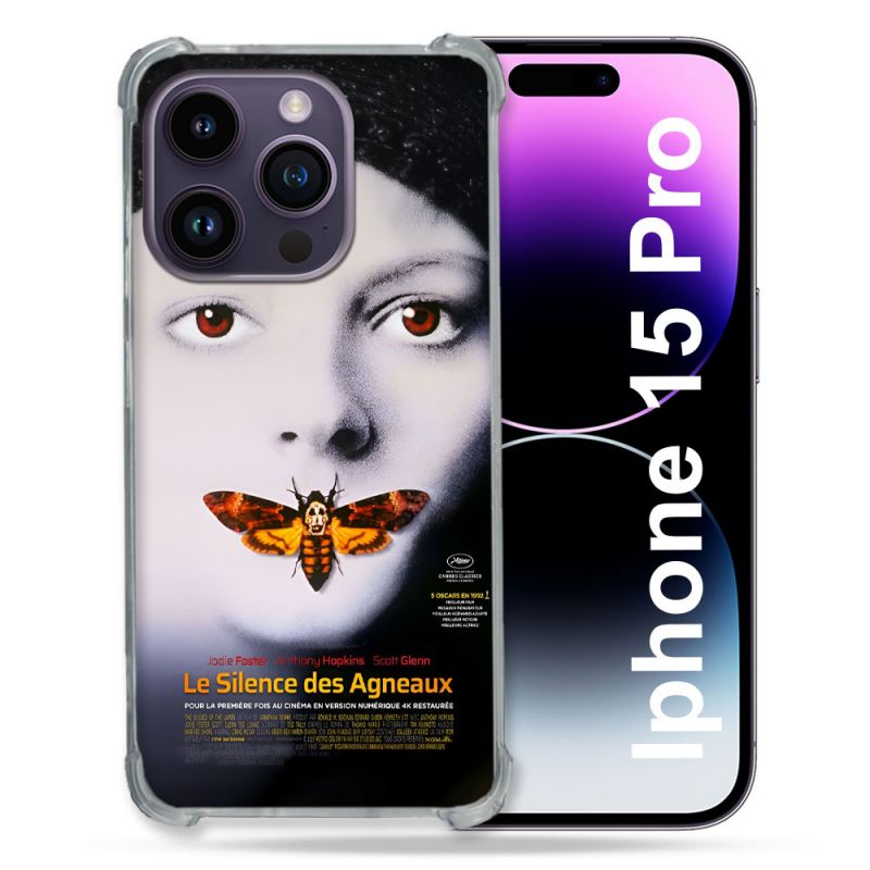 Coque Pour Iphone 15 Pro Le Silence Des Agneaux Affiche