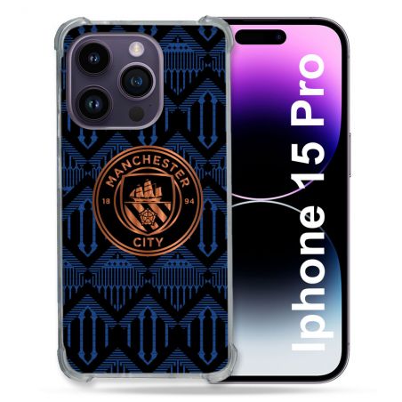 Coque Pour Iphone 15 Pro Foot Manchester City