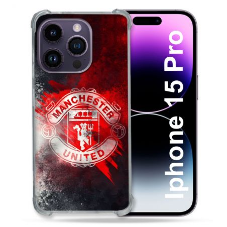 Coque Pour Iphone 15 Pro Foot Manchetser United