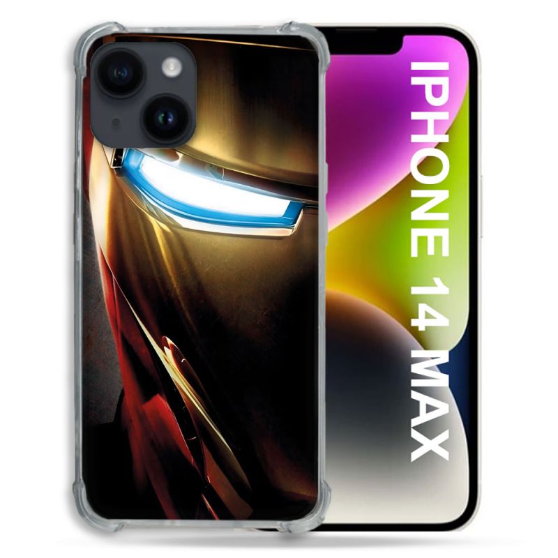 Coque Pour Coque Iphone 14 Plus Iron Man Casque