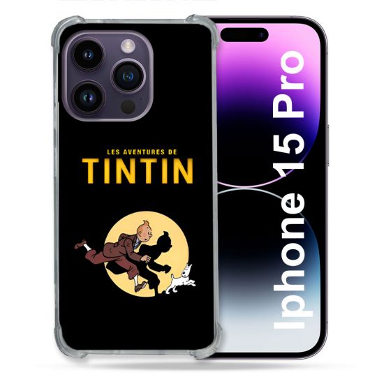 Coque Pour Iphone 15 Pro Tintin Classique
