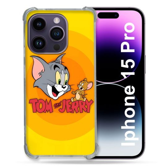 Coque Pour Iphone 15 Pro Tom Jerry