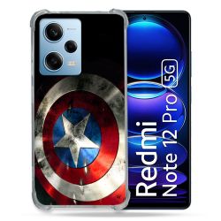 Coque Pour Xiaomi Redmi Note 12 Pro 5G Captain America Bouclier
