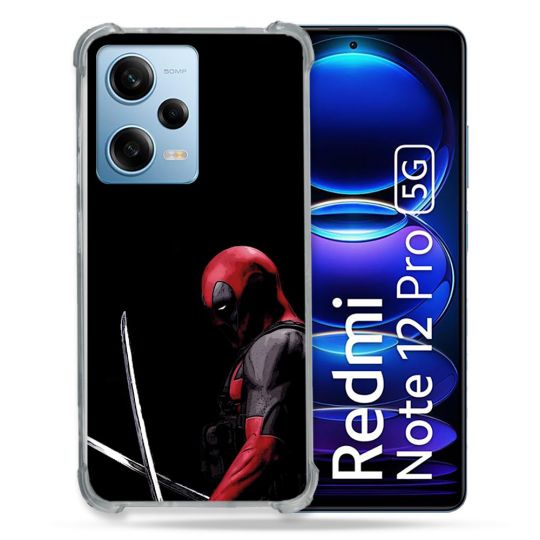 Coque Pour Xiaomi Redmi Note 12 Pro 5G Deadpool Epee